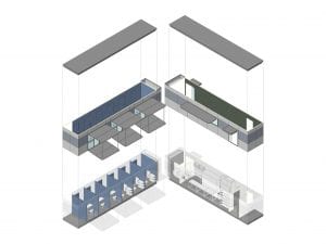 Graphic showing Options for covid 19 test lab