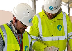 Workmen employing Smart Build at Ardmac