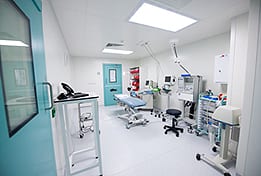 Aseptic Compounding Unit: This was a critical care GMP cleanroom environment for preparing short shelf-life cancer treatments for vulnerable patients. Operational availability is a must have requirement. Smart design provides for maintenance access from outside and special finishes for frequent cleaning and disinfection.