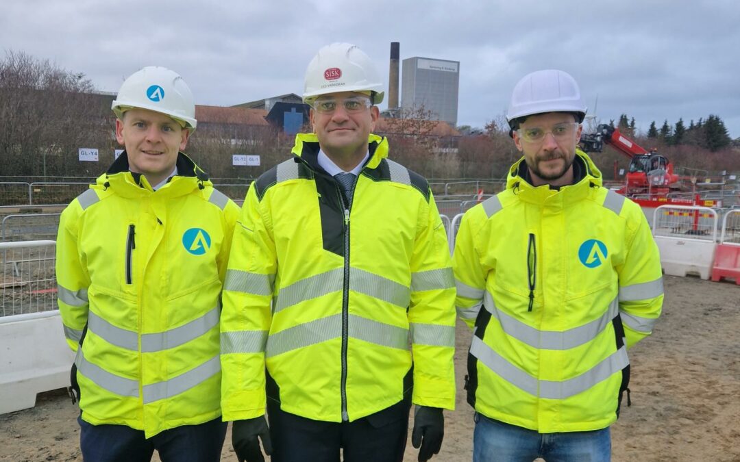 Tánaiste Leo Varadkar visits Ardmac’s Data Centre team in Denmark